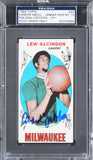 Bucks Kareem Abdul-Jabbar Signed 1969 Topps #25 Rookie Card Auto 10! PSA Slab 2