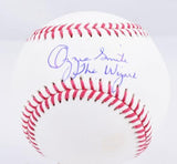 Ozzie Smith Autographed OML Baseball w/The Wizard - Fanatics *Blue