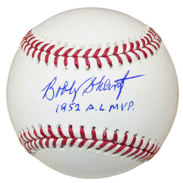 BOBBY SHANTZ Signed Rawlings Official MLB Baseball w/1952 AL MVP - SCHWARTZ