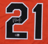 Austin Hays Signed Baltimore Orioles Jersey (Beckett Holo) 2016 O's Draft Pick