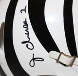 Ja'Marr Chase Autographed Cincinnati Bengals 22 Alt Mini Helmet Beckett 38207