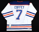 Paul Coffey Signed Edmonton Oilers Adidas Style Jersey (COJO COA) 4xStanley Cup