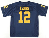 Chris Evans Signed Michigan Wolverines Nike Jersey Inscribed Go Blue! (JSA COA)