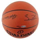 Heat LeBron James & Dwyane Wade Signed Official NBA Basketball LE #102/136 UDA