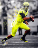 MARCUS MARIOTA AUTOGRAPHED 16X20 PHOTO OREGON DUCKS "HEISMAN '14" MM HOLO 89884