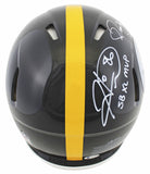 Steelers (3) Bettis, Ward & Polamalu Signed F/S Speed Proline Helmet W/ Case BAS