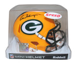 Christian Watson Autographed Green Bay Packers Speed Mini Helmet BAS 38203