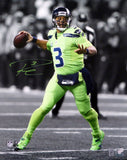 RUSSELL WILSON AUTOGRAPHED SIGNED 16X20 PHOTO SEATTLE SEAHAWKS RW HOLO 123810