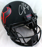 Andre Johnson Autographed Houston Texans F/S Eclipse Speed Helmet-JSA W Auth *Si