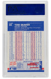 Tom Seaver Slabbed 1987 Fleer Glossy Card #45 Mint 9 PSA/DNA