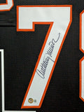 FRAMED CINCINNATI BENGALS ANTHONY MUNOZ AUTOGRAPHED JERSEY BECKETT HOLO