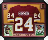 ANTONIO GIBSON (Washington SKYLINE) Signed Autographed Framed Jersey Beckett