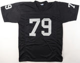 Bob Golic Signed Los Angeles Raiders Jersey (Beckett) 3xPro Bowl Def. Tackle