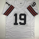 Autographed/Signed BERNIE KOSAR Cleveland White Football Jersey JSA COA Auto