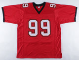 Warren Sapp Signed Tampa Bay Buccaneers Jersey (PSA COA) 7xPro Bowl Def.Tackle