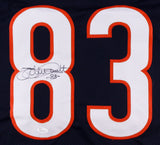 Willie Gault Signed Bear Jersey (JSA Holo) 1985 Super Bowl Champ / Speedy Willie