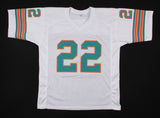 Mercury Morris Signed Dolphins Jersey Inscibd 1972 Perfect Season (Beckett Holo)