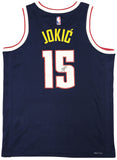 NUGGETS NIKOLA JOKIC AUTOGRAPHED SWINGMAN ICON EDITION JERSEY SIZE 48 JSA 221497