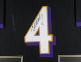 ZAY FLOWERS (Ravens black TOWER) Signed Autographed Framed Jersey JSA