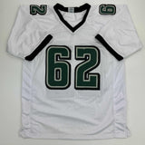 Autographed/Signed Jason Kelce Philadelphia White Football Jersey PSA/DNA COA