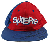 76ers Dana Barros Authentic Signed Vintage Hat Autographed BAS #BG79112