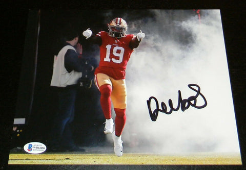 DEEBO SAMUEL SIGNED AUTOGRAPHED SAN FRANCISCO 49ERS 8x10 PHOTO BECKETT