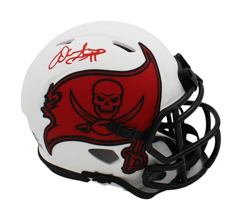 Warren Sapp Signed Tampa Bay Buccaneers Speed Lunar NFL Mini Helmet