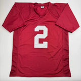 Autographed/Signed Ryan Williams Alabama Red College Football Jersey JSA COA