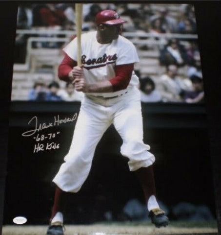 FRANK HOWARD AUTOGRAPHED SIGNED WASHINGTON SENATORS 16x20 PHOTO JSA