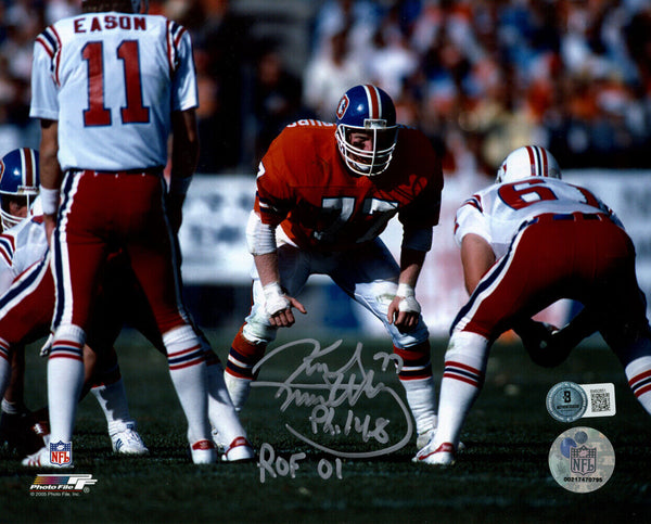 Karl Mecklenburg Signed Denver Broncos 8x10 Photo ROF BAS 45157