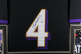 ZAY FLOWERS (Ravens black SKYLINE) Signed Autographed Framed Jersey JSA