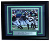 Kenneth Walker III Signed Framed 8x10 Seattle Seahawks Photo BAS