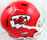 Tyreek Hill Autographed KC Chiefs F/S Speed Helmet-Beckett W Hologram *Silver