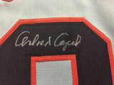 Autographed/Signed ORLANDO CEPEDA San Francisco Grey Jersey JSA COA Auto