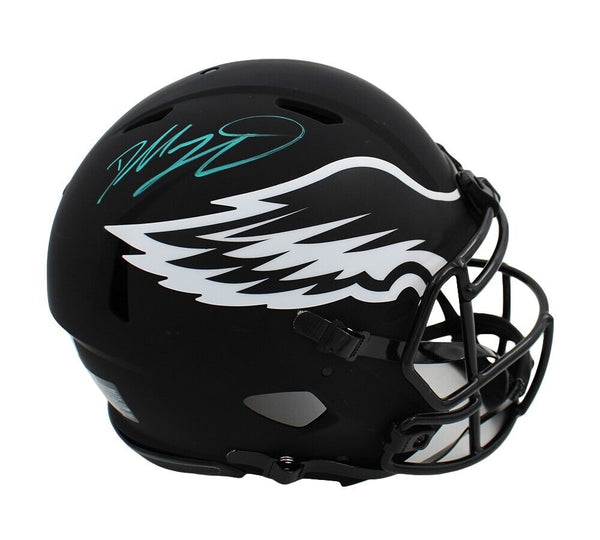 Dallas Goedert Signed Philadelphia Eagles Speed Authentic Eclipse NFL Helmet