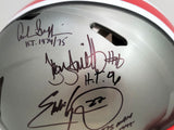 OHIO STATE HEISMAN WINNERS AUTO FLASH FULL SIZE AUTH HELMET 3 SIGS BECKETT