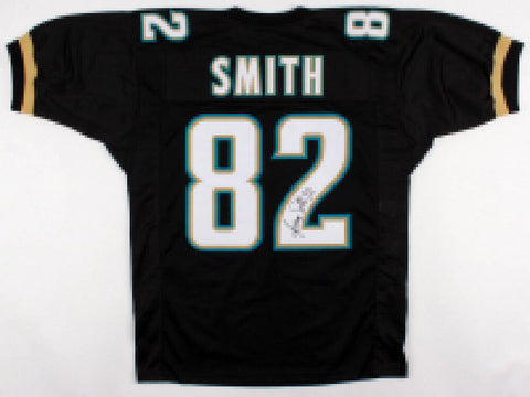 Jimmy Smith Signed Jaguars Jersey (JSA COA) Holds 31 Jacksonville Records W.R.