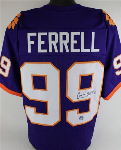 Clelin Ferrell Signed Clemson Tigers Jersey (Pro Player COA) #4 Overall Pick D.E