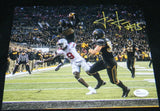 JOSH JACKSON SIGNED AUTOGRAPHED IOWA HAWKEYES VS OHIO STATE 8x10 PHOTO JSA