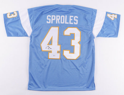 Darren Sproles Signed San Diego Chargers Jersey (Beckett COA) Super Bowl Champ