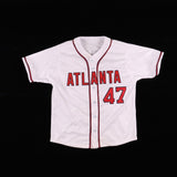 Tom Glavine Signed Atlanta Braves White Career Highlight Stat Jersey (JSA COA) P