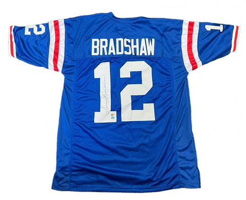 Terry Bradshaw Signed Louisiana Tech Bulldogs Jersey (Player Holo) Steelers Q.B.