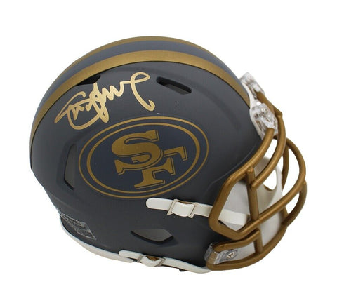 Steve Young Signed San Francisco 49ers Speed Slate NFL Mini Helmet