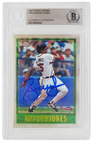 Andruw Jones autographed 1997 Topps Chrome RC Card #160 - (Beckett Encapsulated)