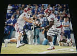 BAKER MAYFIELD & SAMAJE PERINE AUTOGRAPHED OKLAHOMA SOONERS 16x20 PHOTO JSA