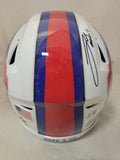 JOSH ALLEN SIGNED BUFFALO BILLS SPEEDFLEX AUTHENTIC HELMET BECKETT QR