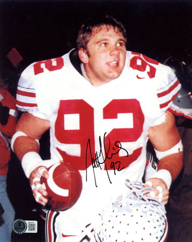 Matt Finkes Autographed Ohio State Buckeyes 8x10 Photo Beckett 47288