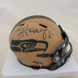 MATT HASSELBECK SIGNED SEATTLE SEAHAWKS STS SPEED MINI HELMET BECKETT QR