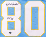 Kellen Winslow Signed Chargers Jersey Inscribed "HOF 95" (Beckett) 5xPro Bowl TE