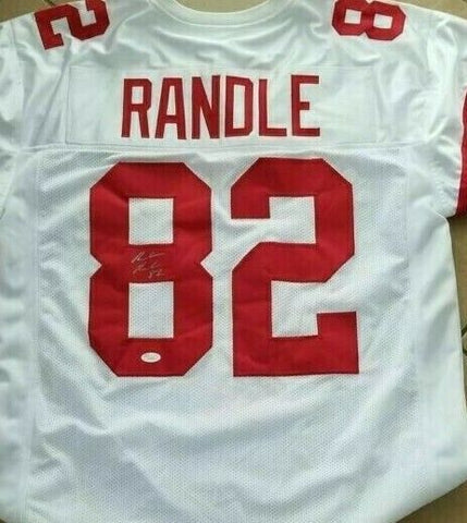 Rueben Randle Signed New York Giants White Jersey (JSA COA) 2011 SEC Champ / LSU